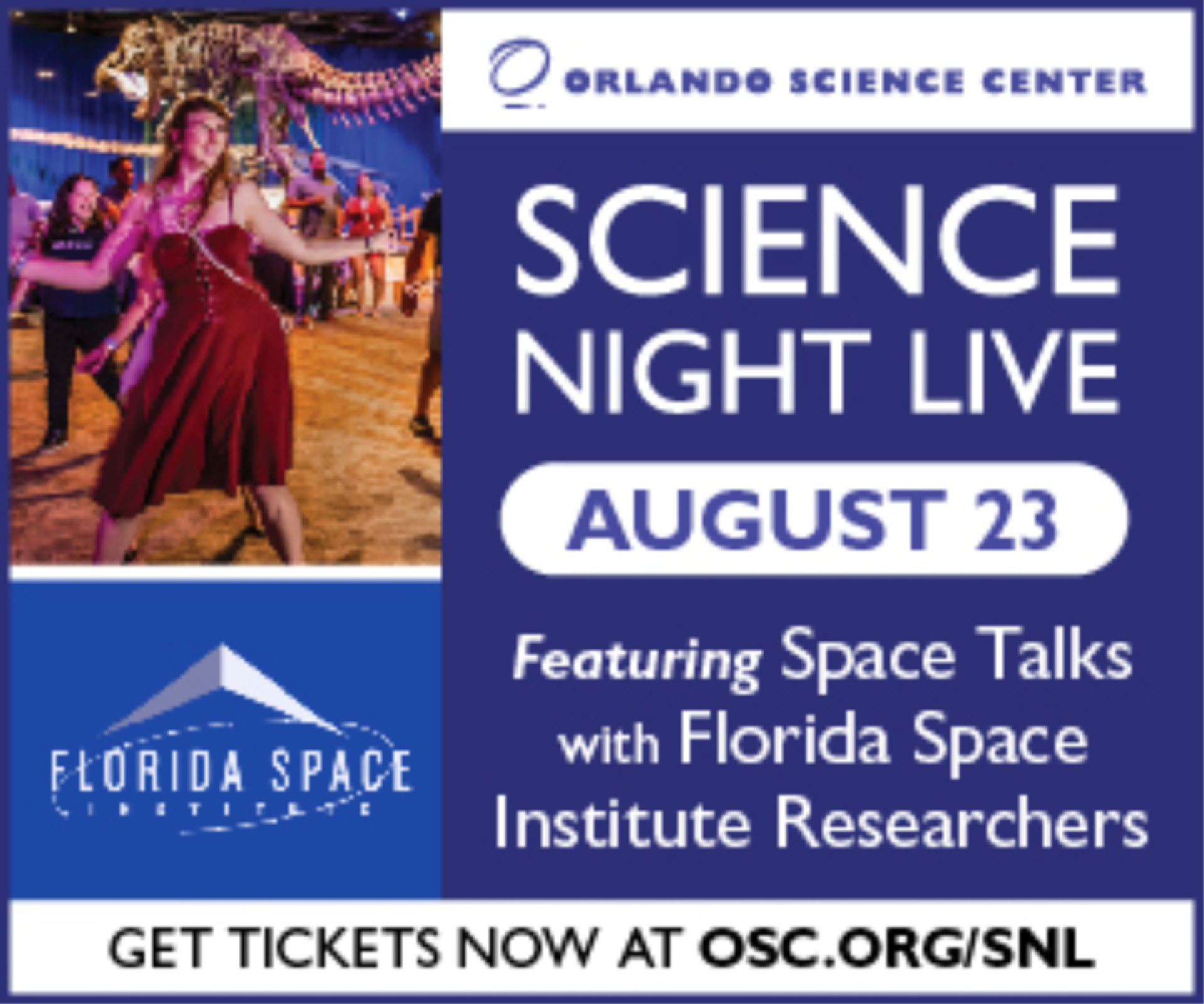 The Orlando Science Center event featuring Florida Space Institute.